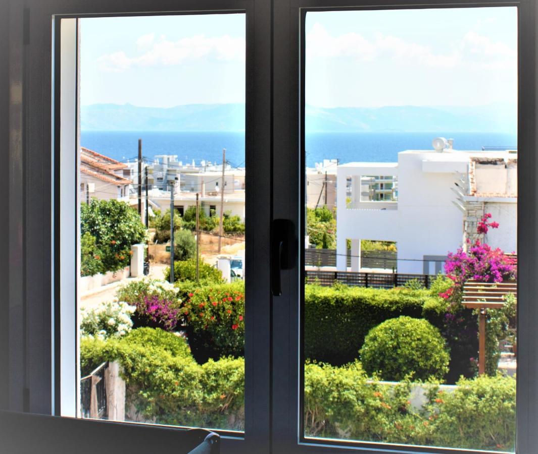 Sea View Apartment 15 Min From Athens Airport Néa Mákri Esterno foto