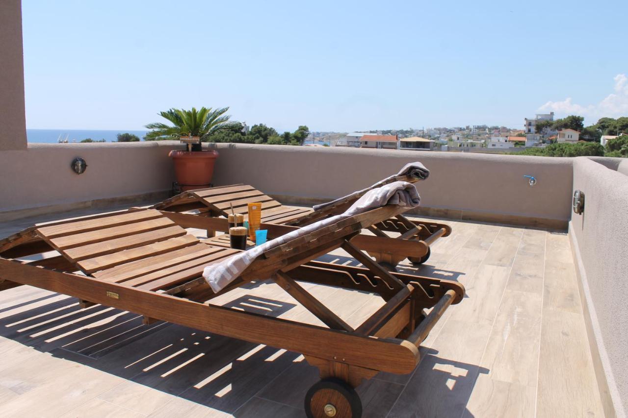 Sea View Apartment 15 Min From Athens Airport Néa Mákri Esterno foto