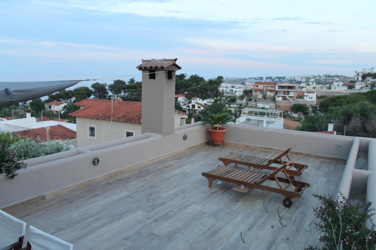 Sea View Apartment 15 Min From Athens Airport Néa Mákri Esterno foto