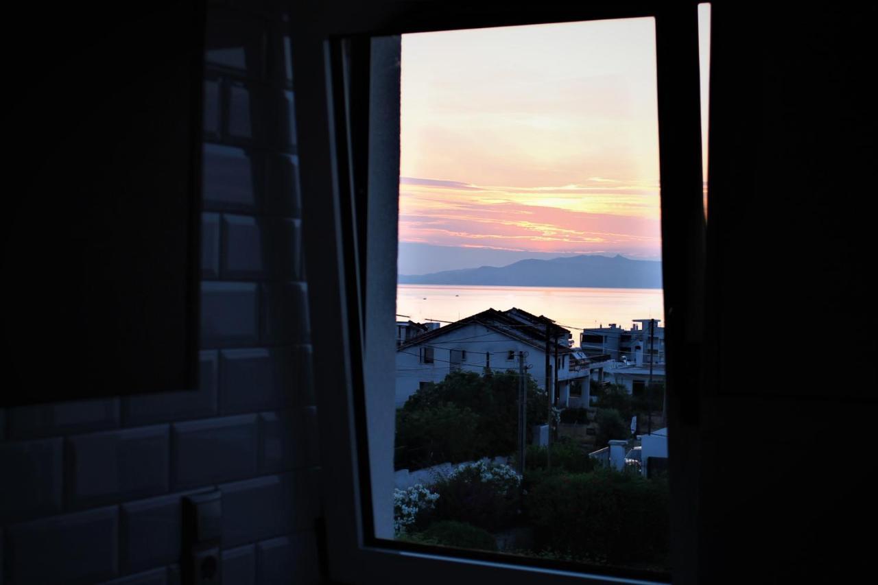 Sea View Apartment 15 Min From Athens Airport Néa Mákri Esterno foto