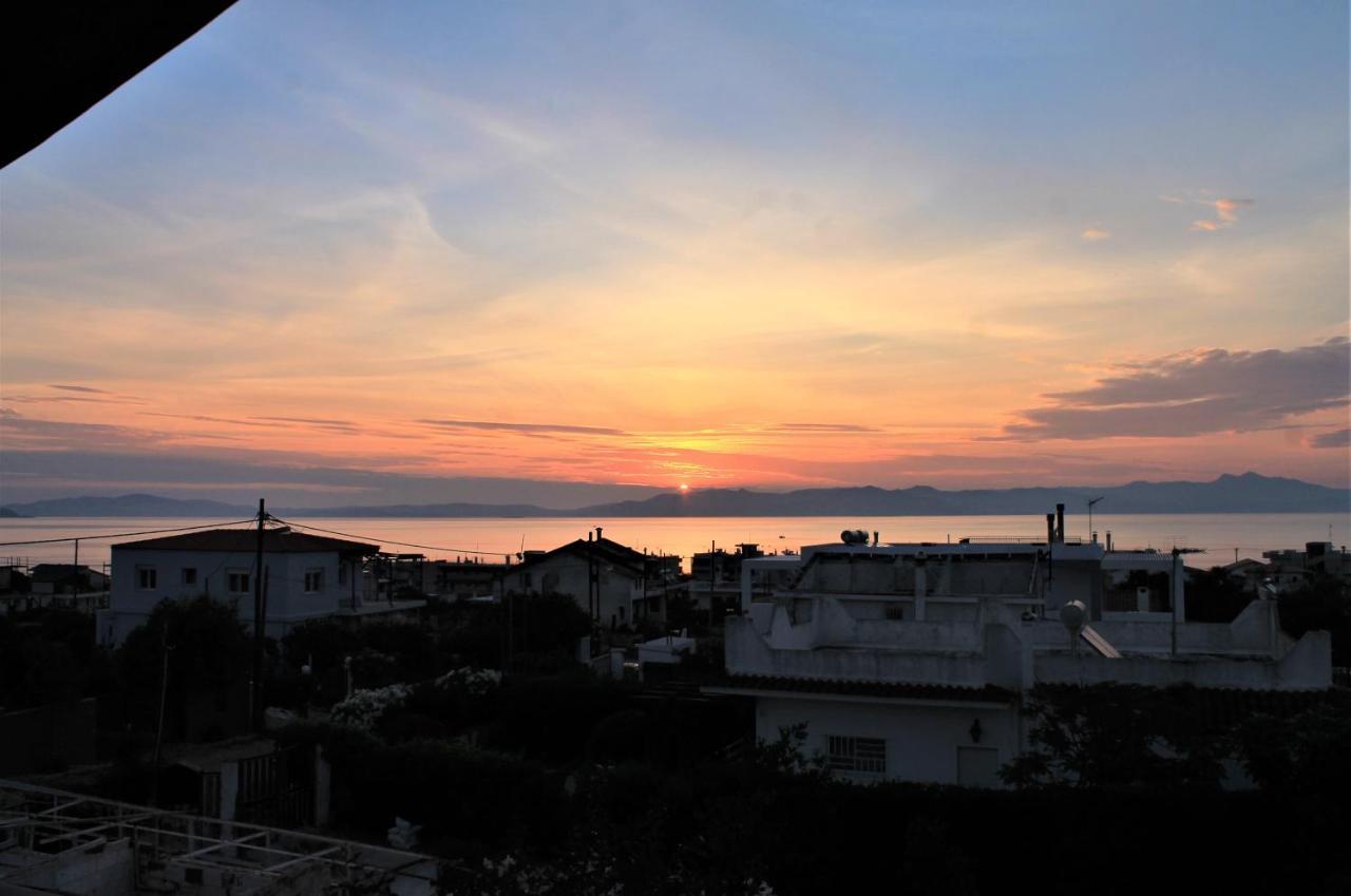 Sea View Apartment 15 Min From Athens Airport Néa Mákri Esterno foto