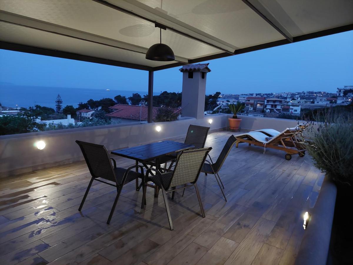 Sea View Apartment 15 Min From Athens Airport Néa Mákri Esterno foto