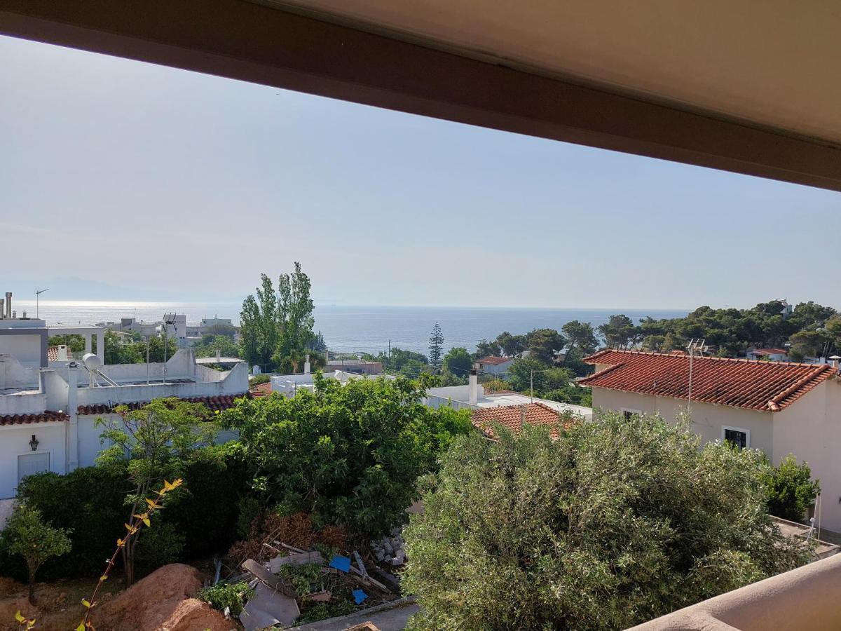 Sea View Apartment 15 Min From Athens Airport Néa Mákri Esterno foto