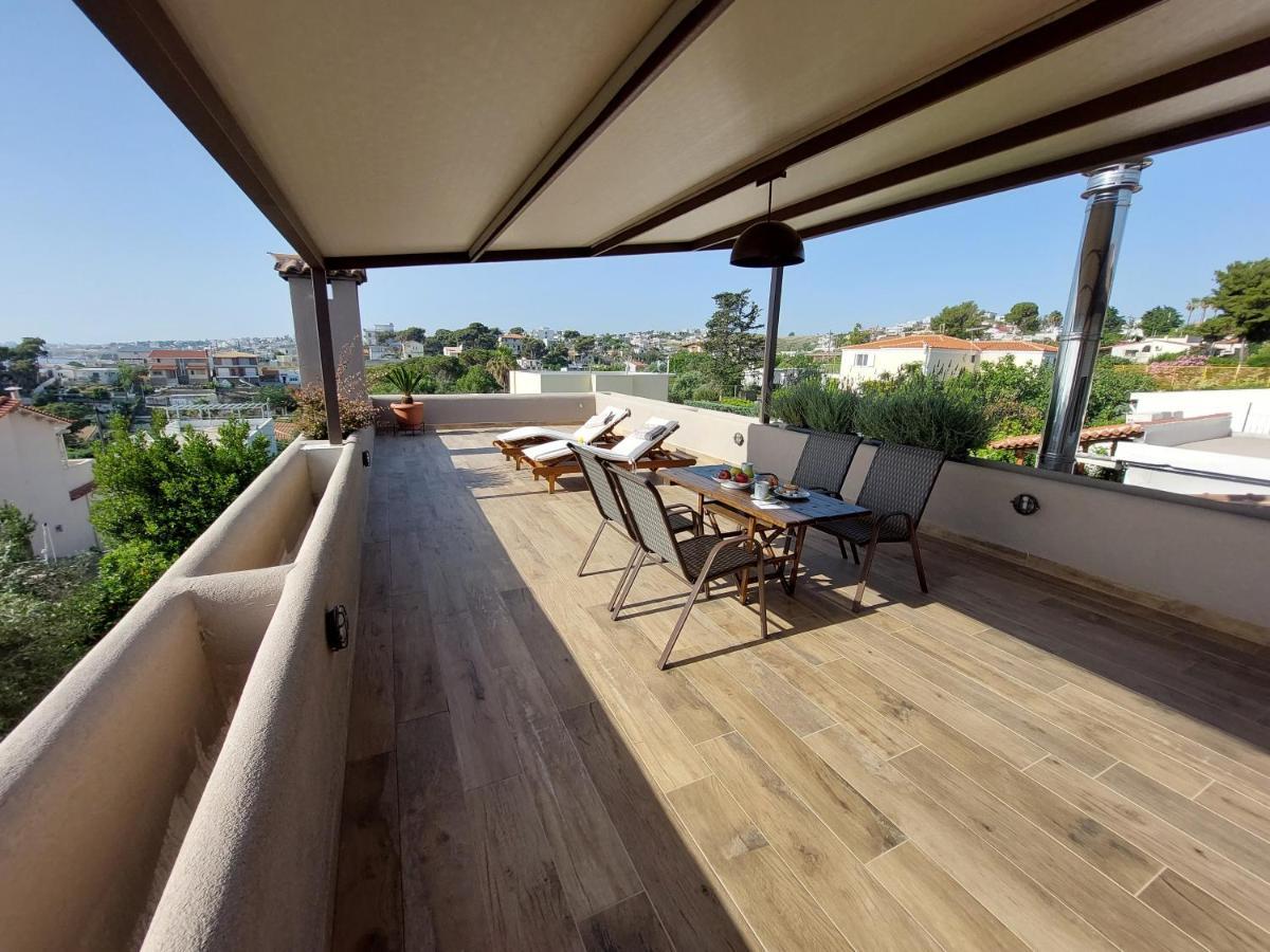 Sea View Apartment 15 Min From Athens Airport Néa Mákri Esterno foto