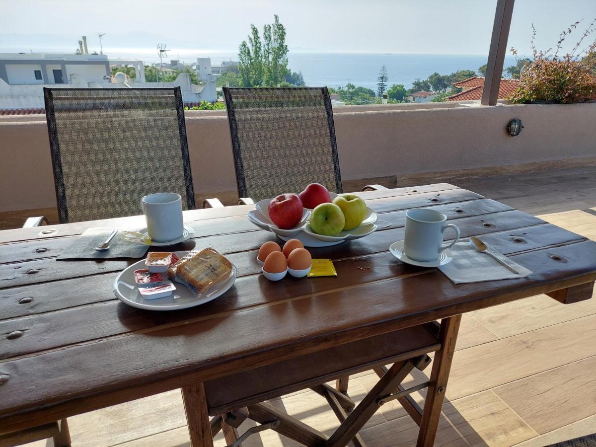 Sea View Apartment 15 Min From Athens Airport Néa Mákri Esterno foto